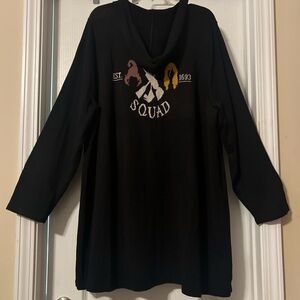 Torrid Women Hooded Cardigan Disney Movie Hocus Pocus Black, Brown Sz 3X(22-24)